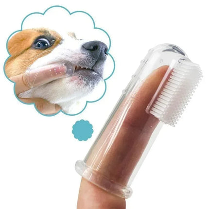 EDA Finger Toothbrush Dog Brush Bad Breath
