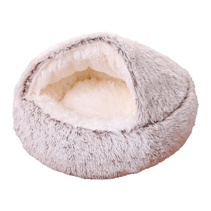 Plush Pet Cat Bed