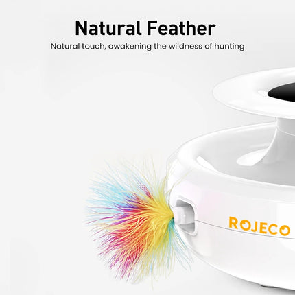 ROJECO 2 in 1 Smart Cat Toy