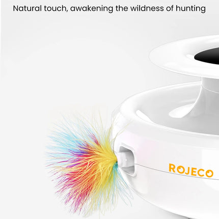 ROJECO 2 in 1 Smart Cat Toy