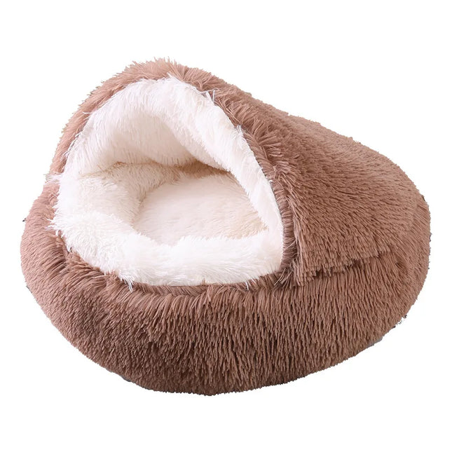 Plush Pet Cat Bed