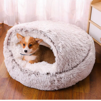 Plush Pet Cat Bed