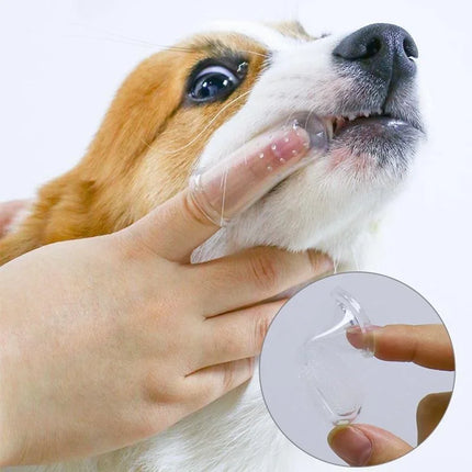 EDA Finger Toothbrush Dog Brush Bad Breath