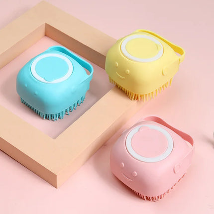 Bathroom Dog Bath Washing Massage Gloves Brush