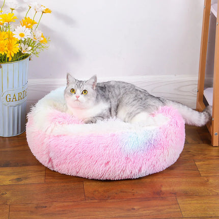 Plush Pet Cat Bed