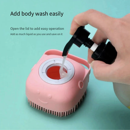 Bathroom Dog Bath Washing Massage Gloves Brush
