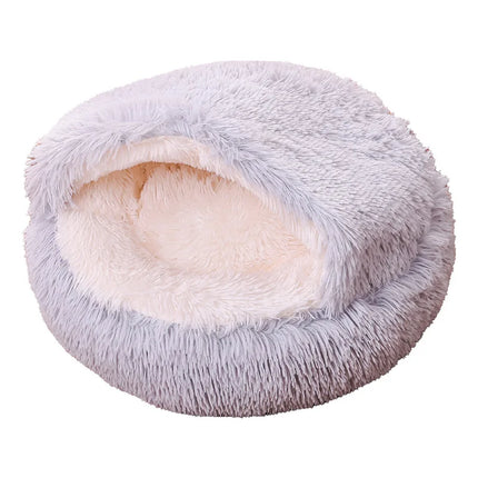 Plush Pet Cat Bed