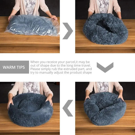 Round Dog Bed (Winter)