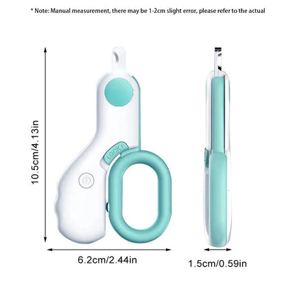 EDA Nail Clipper Cutter cat/dog (+LED light)