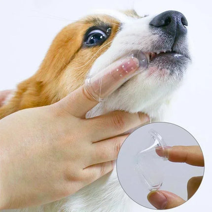 EDA Finger Toothbrush Dog Brush Bad Breath