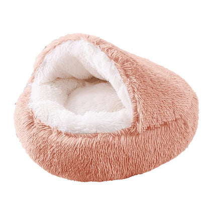 Plush Pet Cat Bed