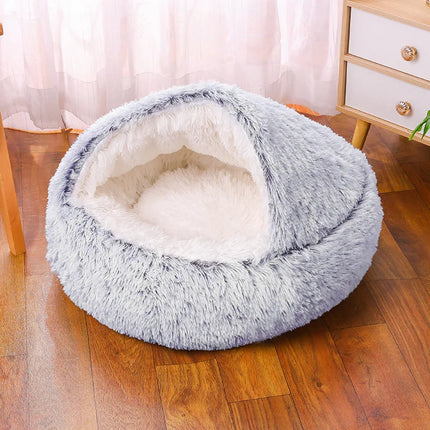 Plush Pet Cat Bed