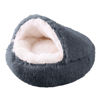 Plush Pet Cat Bed