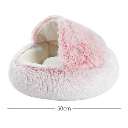 Plush Pet Cat Bed