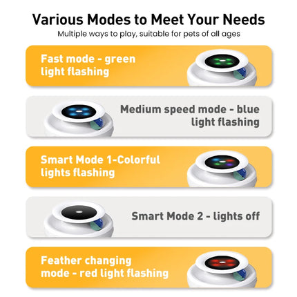 ROJECO 2 in 1 Smart Cat Toy