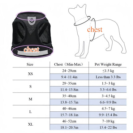 Adjustable Pet Dog Cat Harness